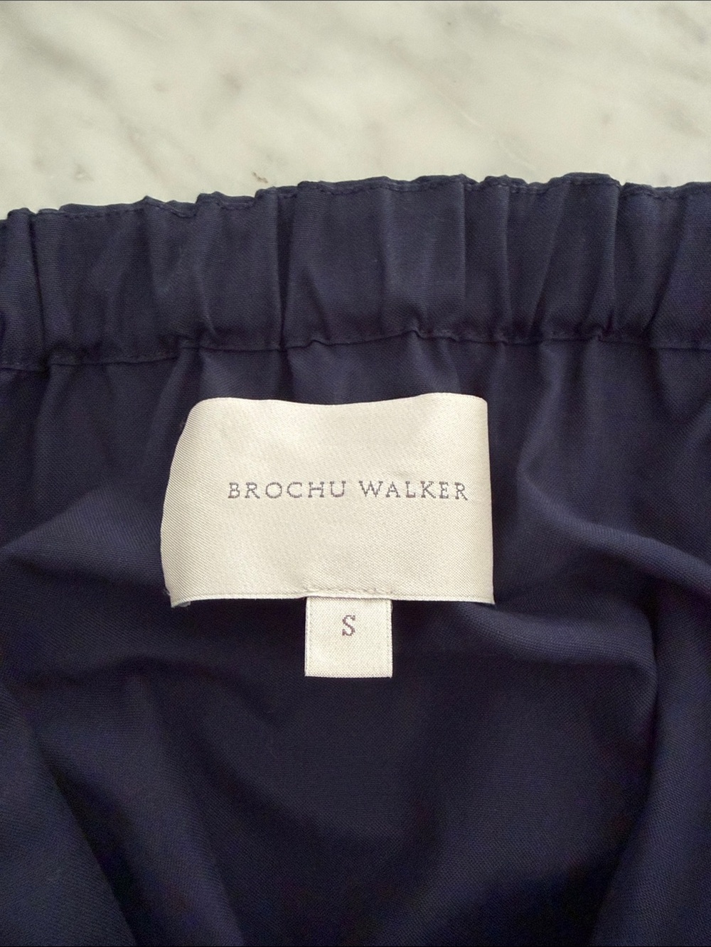 Brochu Walker Serena Belted Dress - Navy - Picture 5 of 8
